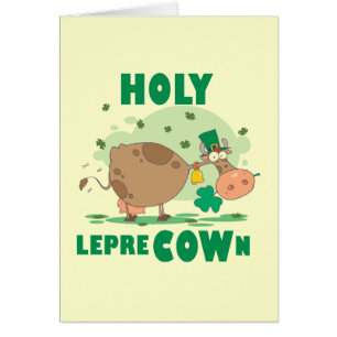 HELIGA LepreCOWn T-tröja och gåvor OBS Kort