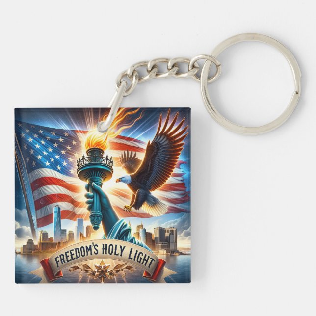 Heliga - lyktnyckelkedja - heder och Pride (Baksidan)