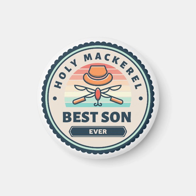 Heliga Mackerel! Bästa son någonsin Magnet (Framsidan)