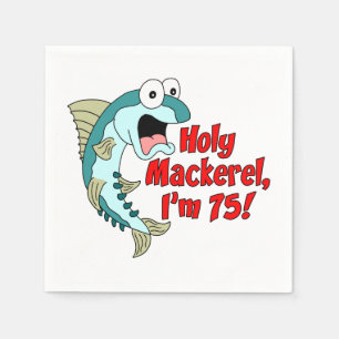 Heliga Mackerel I är 75 75:e Party Napkins Pappersservett