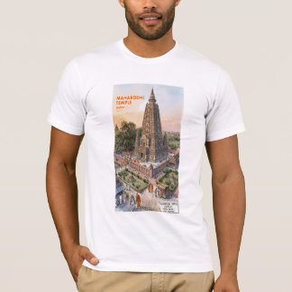 Heliga Mahabodhi-templet Bodh Gaya Indien Arkitekt T Shirt