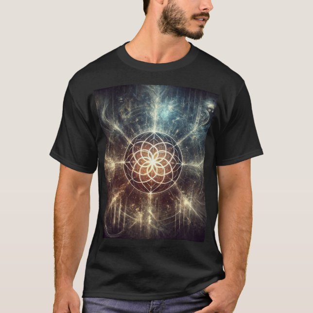 Heliga Mandala Shirt T Shirt (Framsida)