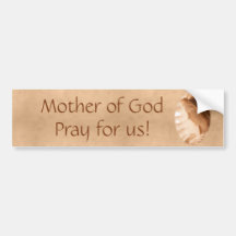 Heliga Mary Bumper Sticker