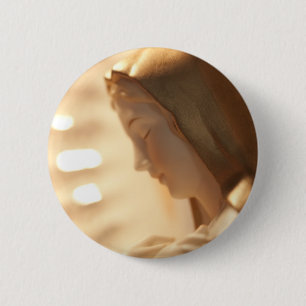 Heliga Mary Pin Knapp