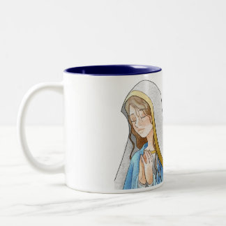 Heliga Mary Två-Tonad Mugg