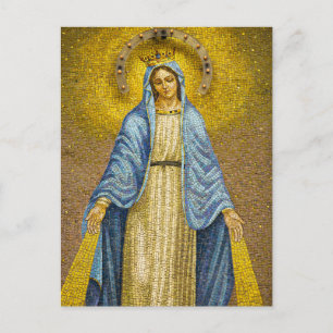 Heliga Mary Vykort