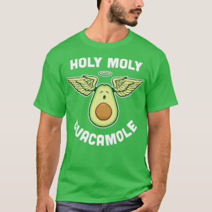 Heliga Moly Guacamole Funny Veg Avocado T Shirt