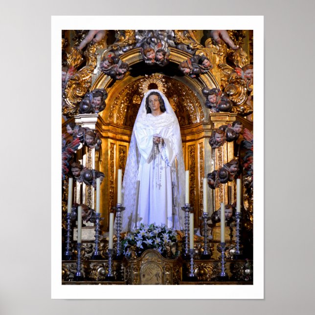 Heliga mor Maria Poster (Framsidan)