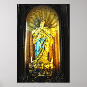 Heliga Mor Mary, johannesört katedral Poster