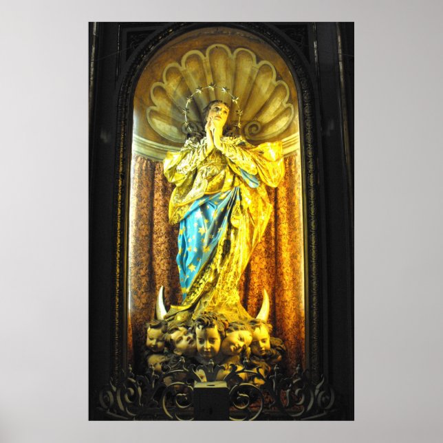 Heliga Mor Mary, johannesört katedral Poster (Framsidan)
