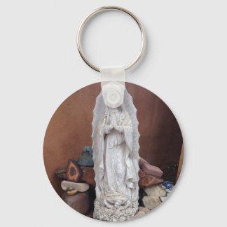 Heliga Mor Mary Keychain Nyckelring