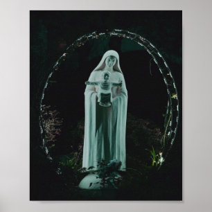 Heliga Mor Mary och Baby Jesus Christian Poster