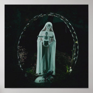 Heliga Mor Mary och Baby Jesus Christian Poster