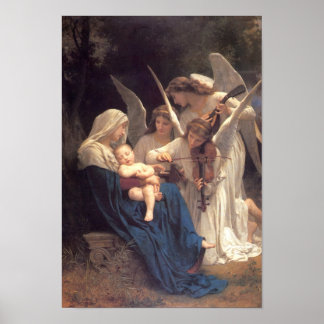 HELIGA MOR OCH BARN Angelic Music Poster