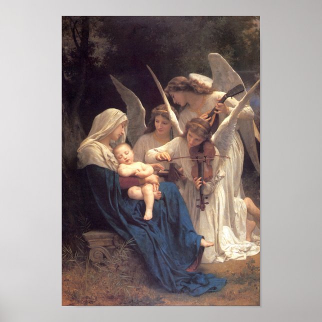 HELIGA MOR OCH BARN Angelic Music Poster (Framsidan)