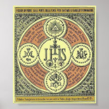 Heliga Namn Emblem Poster