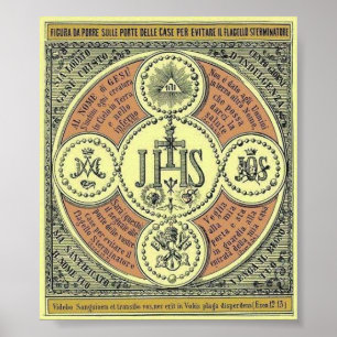 Heliga Namn Emblem Poster