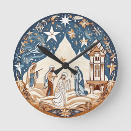 Heliga Natt - Förångscen Rund Klocka