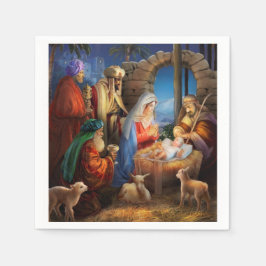 Heliga natt pappersservett