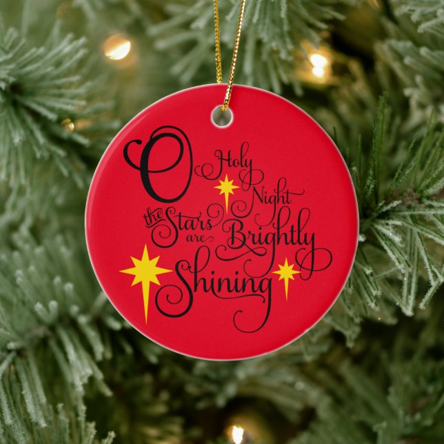 Heliga Natten Helgdag Julgran Ornament (Träd)