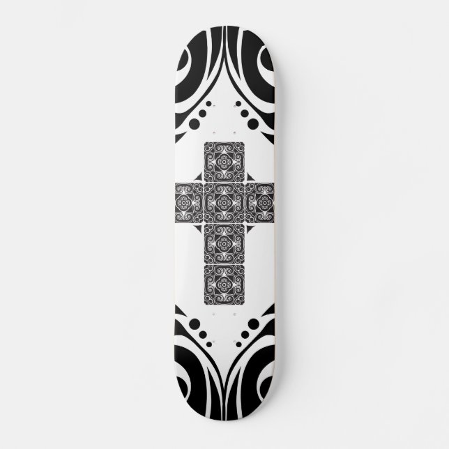 Heliga Old School Skateboard Bräda 21,6 Cm (Framsida)