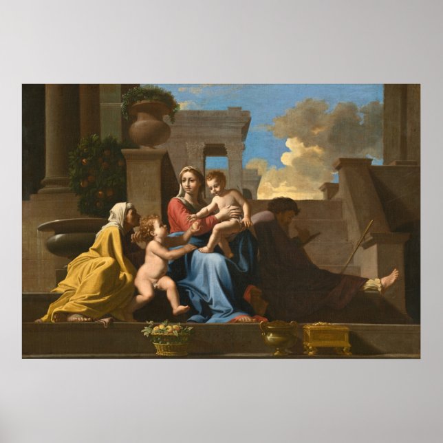 Heliga om fotboll, Nicolas Poussin Fine Art Poster (Framsidan)