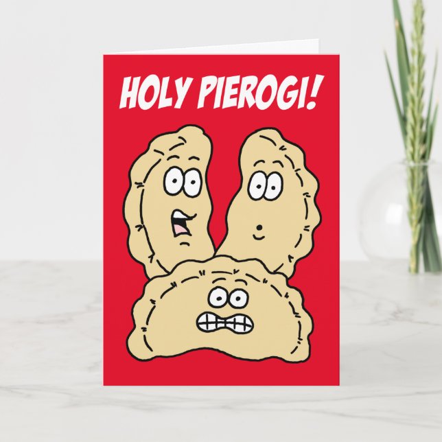 Heliga Pierogi Du har ett annat födelsedagskort Kort (Framsida)