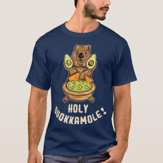 Heliga Quokkamole Quokka Avocado Guacamole T Shirt