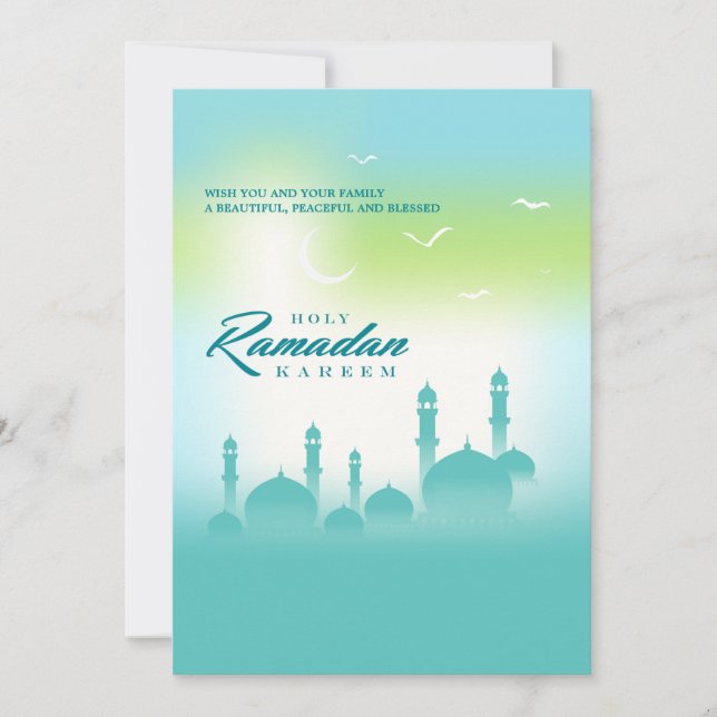 Heliga Ramadan Kareem Greeting Card Julkort (Framsida)
