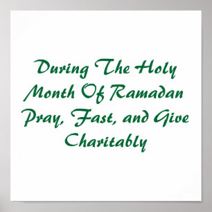 Heliga Ramadans månad Poster