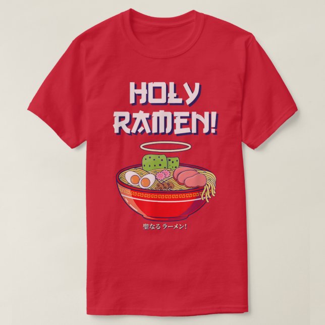 Heliga Ramen Japansk Food Tonåringars Ramen T Shirt (Design framsida)