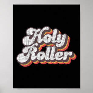 Heliga Roller Disco Outfit 70s-kostym för kvinnor Poster