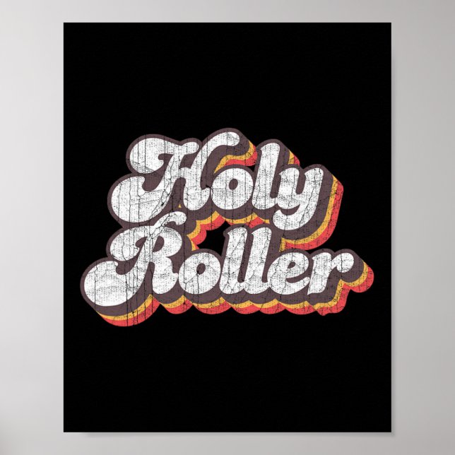Heliga Roller Disco Outfit 70s-kostym för kvinnor Poster (Framsidan)