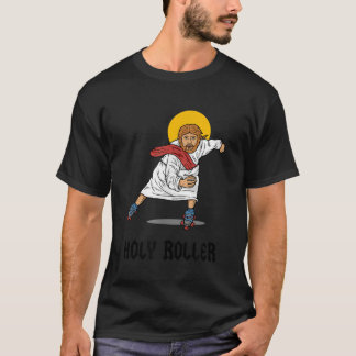 Heliga Roller Jesus Roller Skates Skates Skating T Shirt