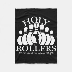 Heliga Rollers Matching Bowling Team Fleecefilt