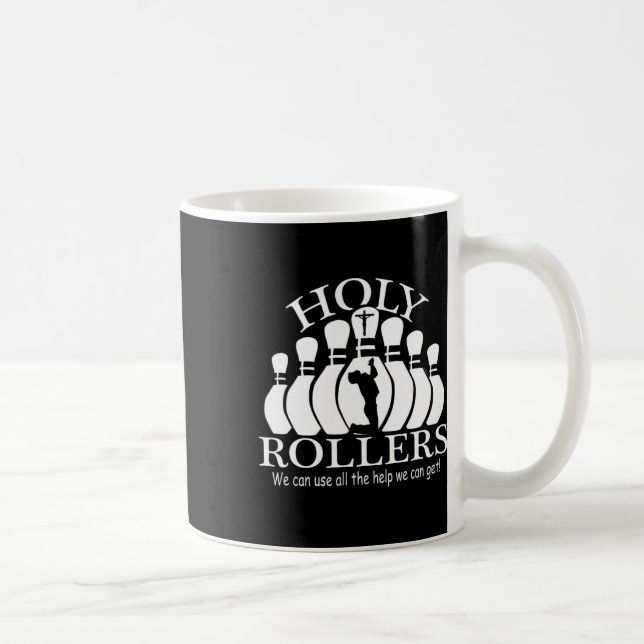 Heliga Rollers Matching Bowling Team Kaffemugg (Höger)