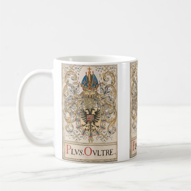 Heliga Roman emperor Charles V jackar av arm Kaffemugg (Vänster)
