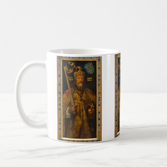 Heliga Roman Empire Charlemagne Kaffemugg (Vänster)