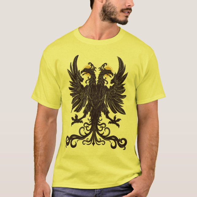 Heliga Roman Empire Eagle Epic T Shirt (Framsida)
