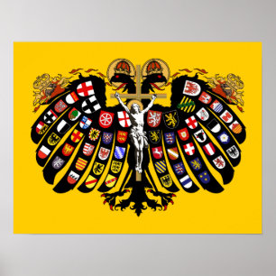 Heliga Roman Empire Flagga Poster