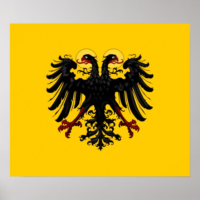 Heliga Roman Empire Flagga Poster (Framsidan)
