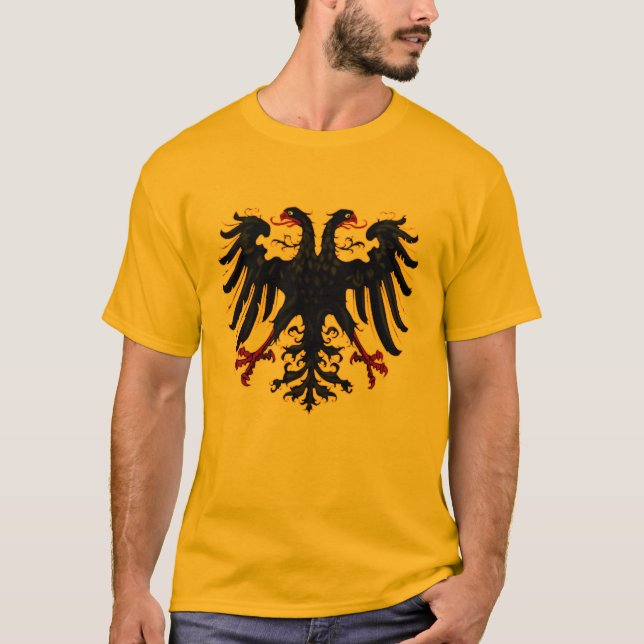 Heliga Roman Empire på Gult T-Shirt (Framsida)