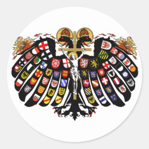 Heliga Roman Empire Runt Klistermärke