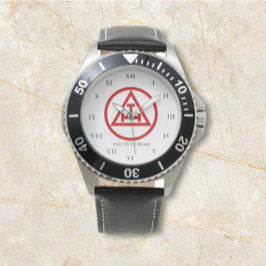 Heliga Royal Arch Freemason Masonic Freemasonry Armbandsur