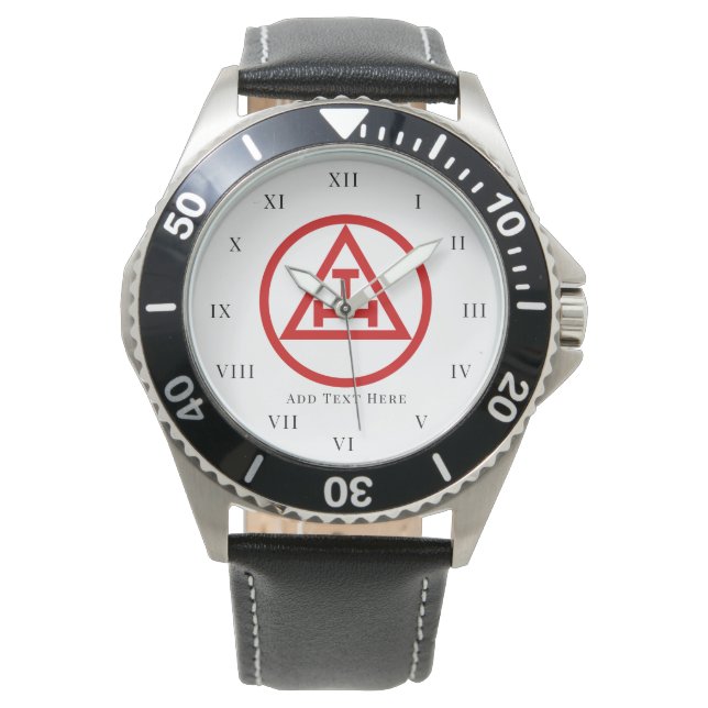 Heliga Royal Arch Freemason Masonic Freemasonry Armbandsur (Framsida)