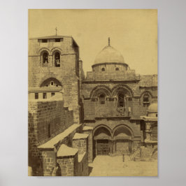 Heliga Sepulchers kyrka i Jerusalem Poster