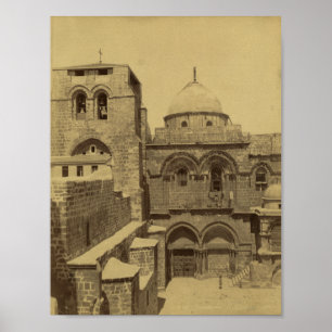 Heliga Sepulchers kyrka i Jerusalem Poster