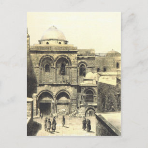 Heliga Sepulchers kyrka i Jerusalem Vykort