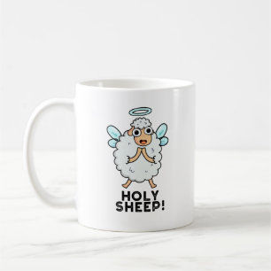 Heliga Sheep Funny Animal Pun Kaffemugg