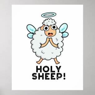 Heliga Sheep Funny Animal Pun Poster